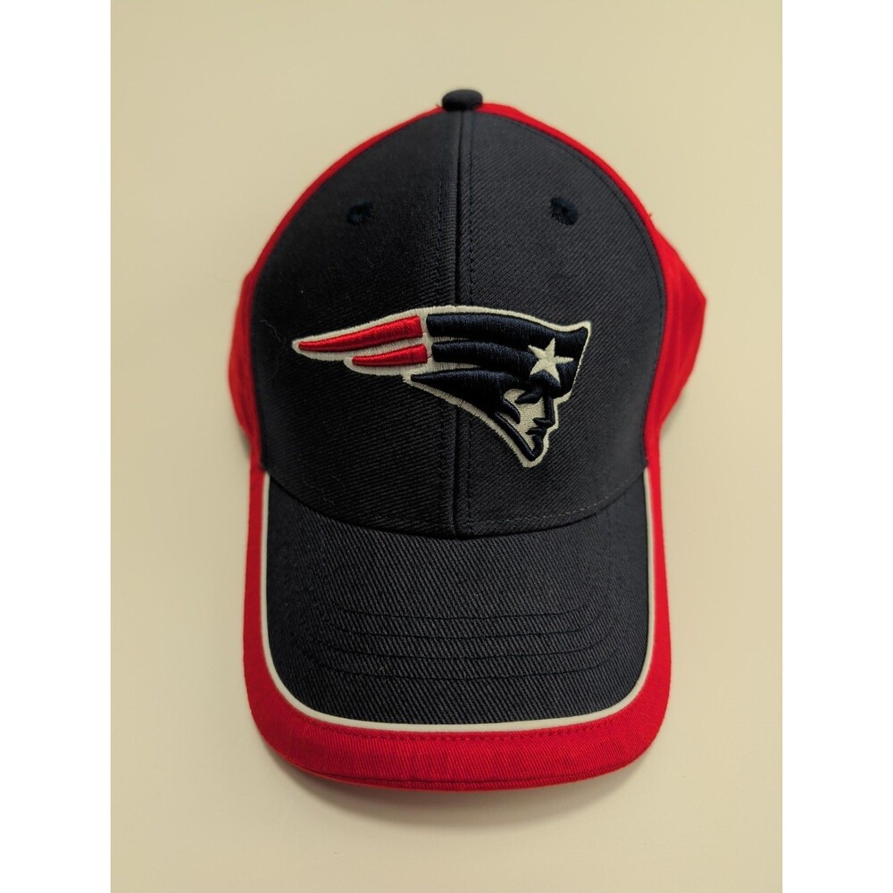 New England Patriots Football Hat NFL Team Apparel Navy Blue Red White